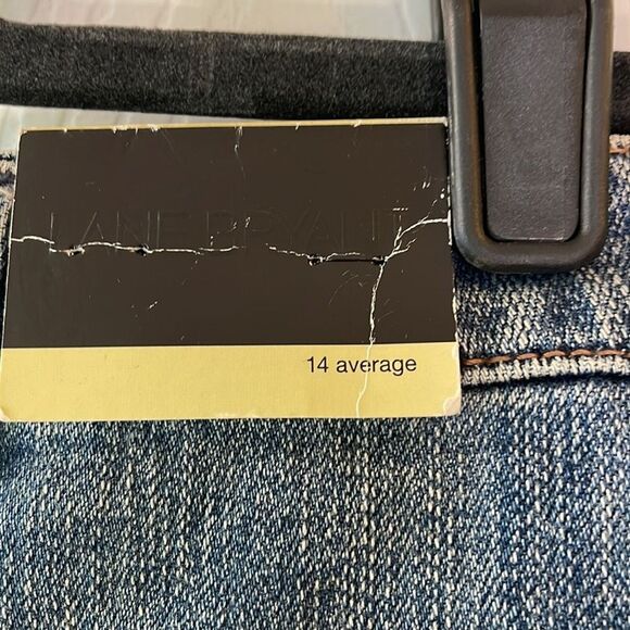 Lane Bryant Women Jeans 14 Straight Leg Classic Stretch Denim Average Length NWT - Picture 3 of 6